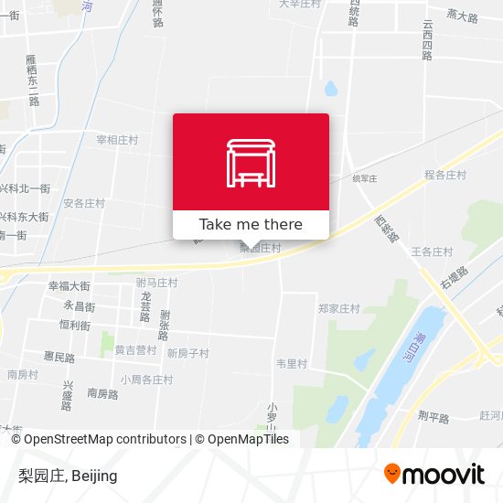 梨园庄 map