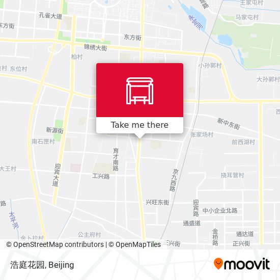 浩庭花园 map