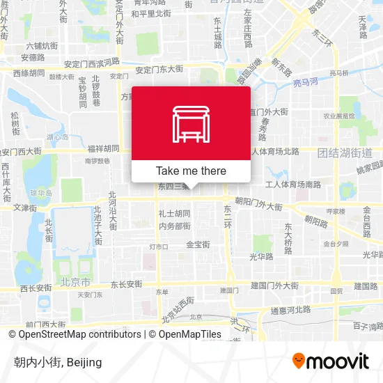 朝内小街 map