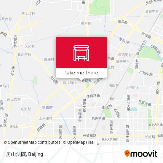 房山法院 map