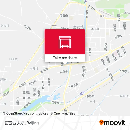 密云西大桥 map