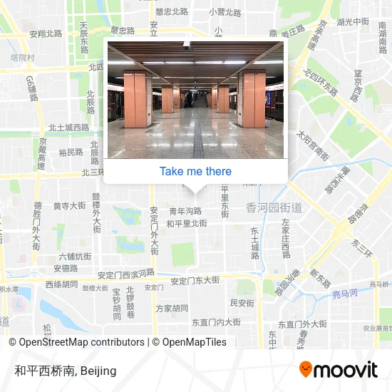 和平西桥南 map