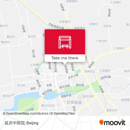 延庆中医院 map