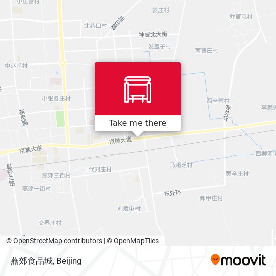 燕郊食品城 map