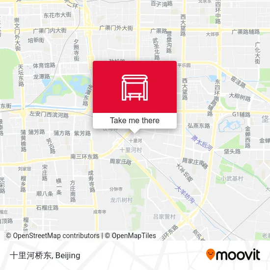 十里河桥东 map