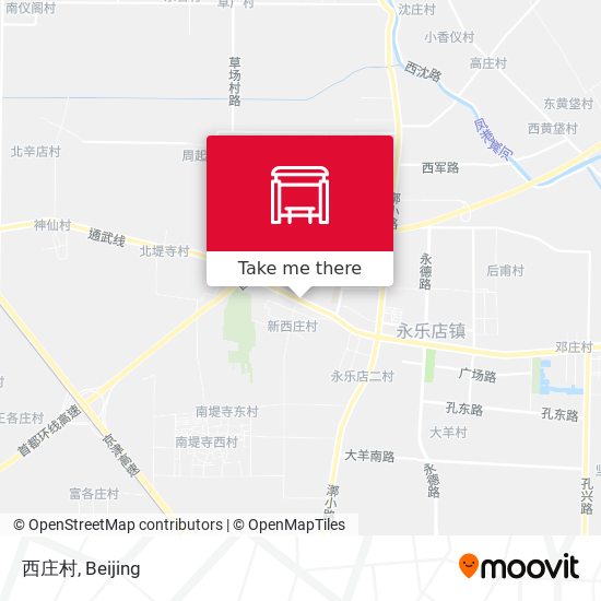 西庄村 map