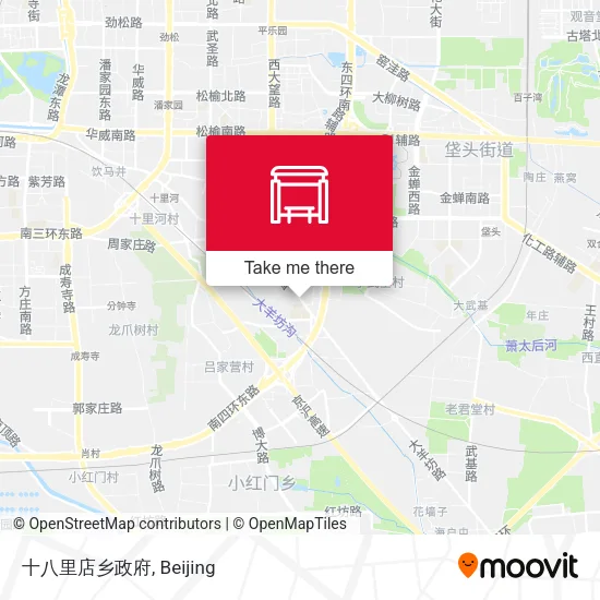 十八里店乡政府 map