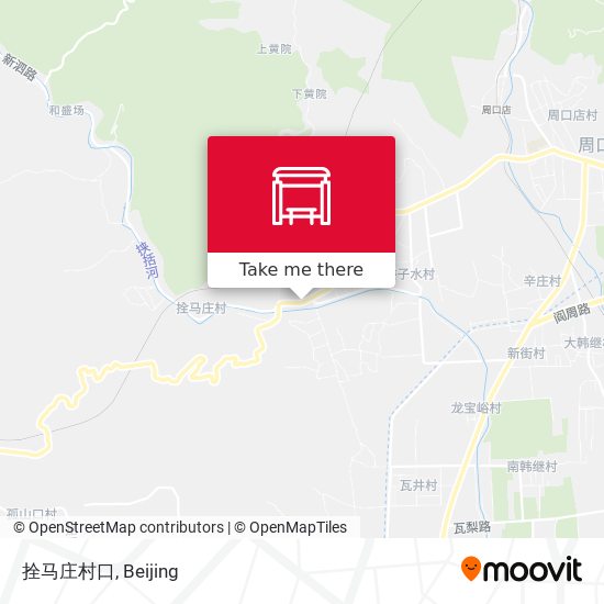 拴马庄村口 map