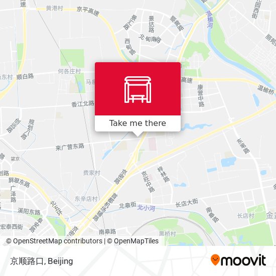 京顺路口 map