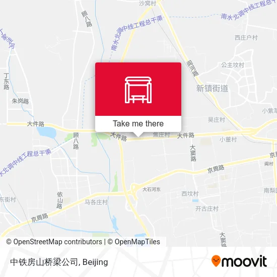 中铁房山桥梁公司 map