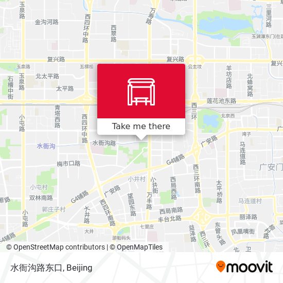 水衙沟路东口 map