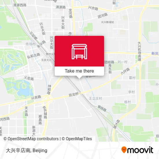 大兴辛店南 map
