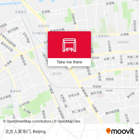 北京人家东门 map