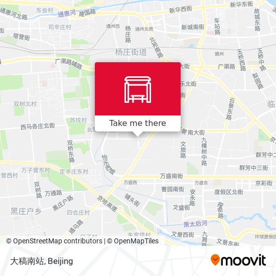 大稿南站 map