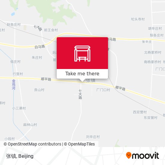 张镇 map