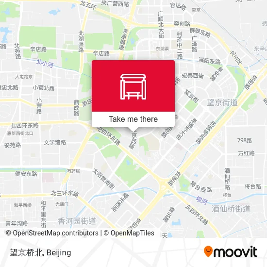 望京桥北 map