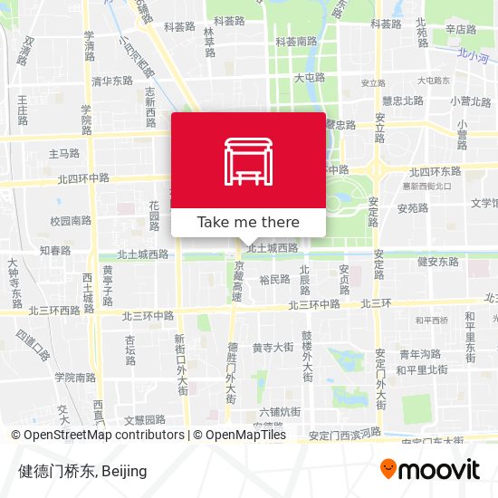 健德门桥东 map