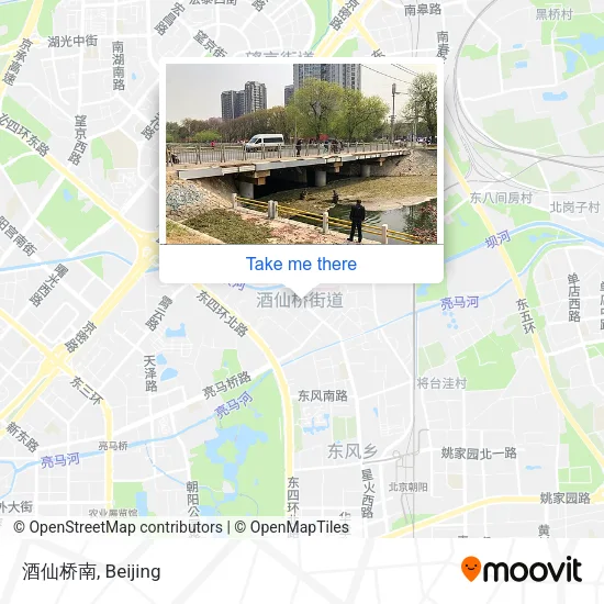 酒仙桥南 map