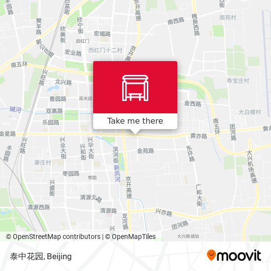 泰中花园 map