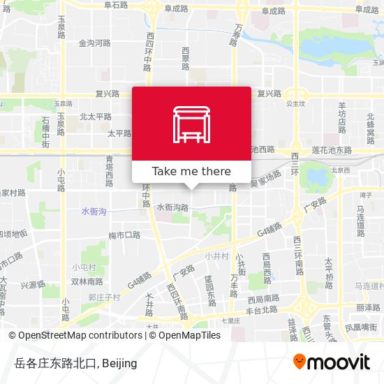 岳各庄东路北口 map
