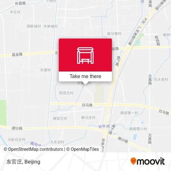 东官庄 map