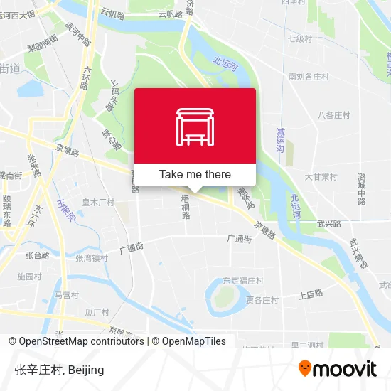 张辛庄村 map