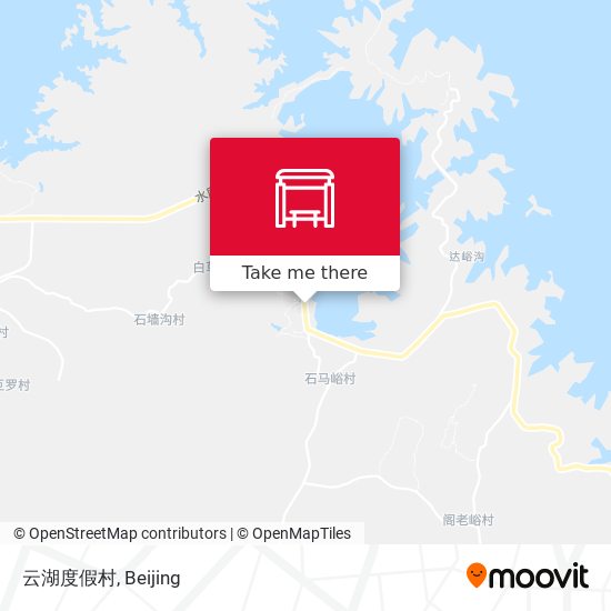 云湖度假村 map