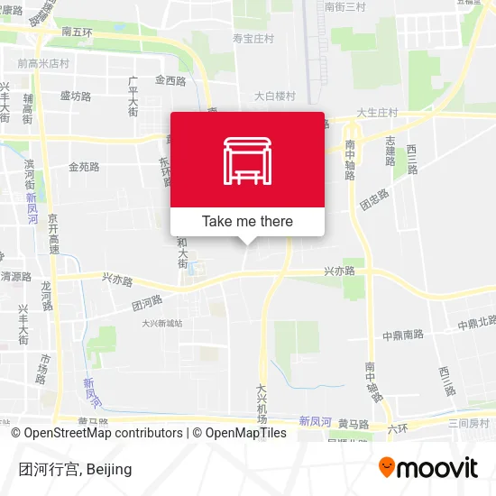 团河行宫 map