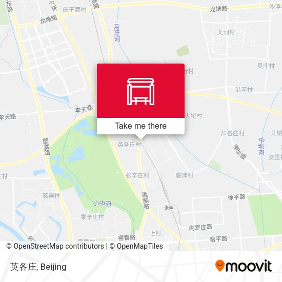 英各庄 map