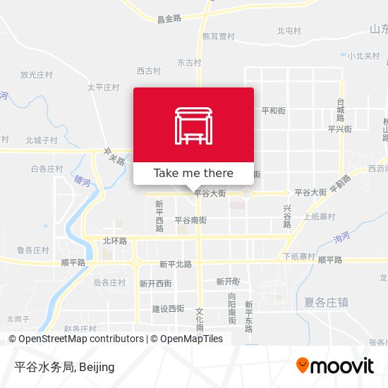 平谷水务局 map