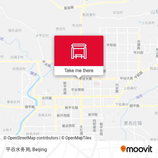 平谷水务局 map
