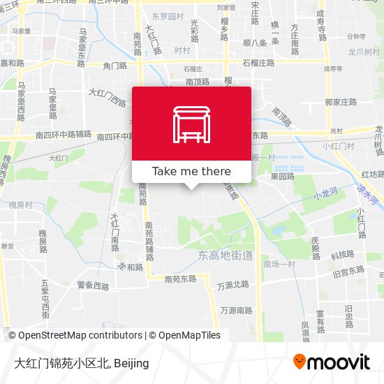 大红门锦苑小区北 map