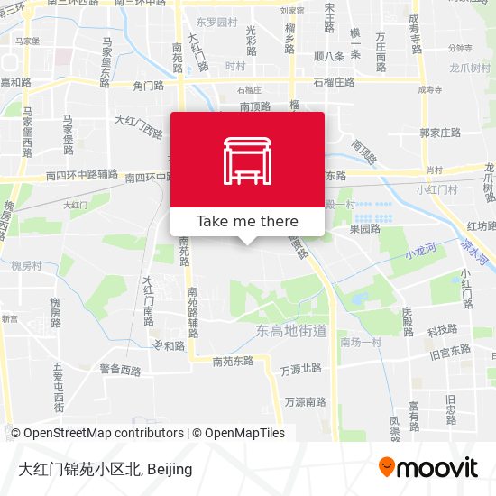大红门锦苑小区北 map