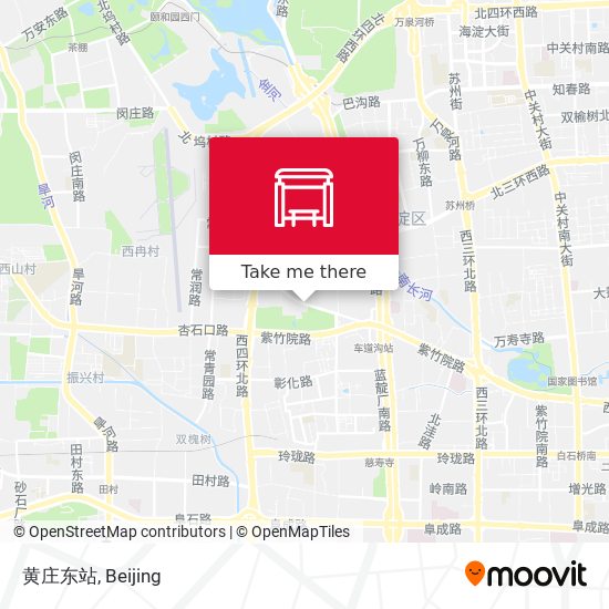 黄庄东站 map