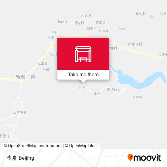 沙滩 map