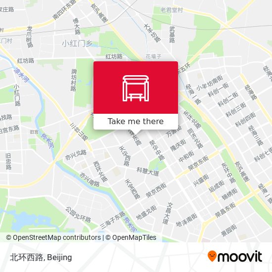 北环西路 map