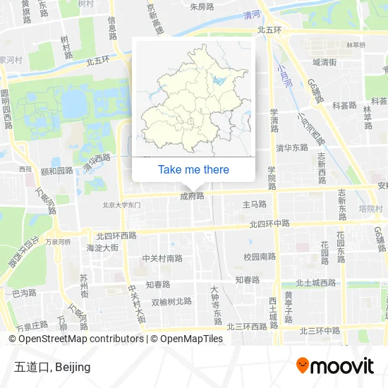 五道口 map