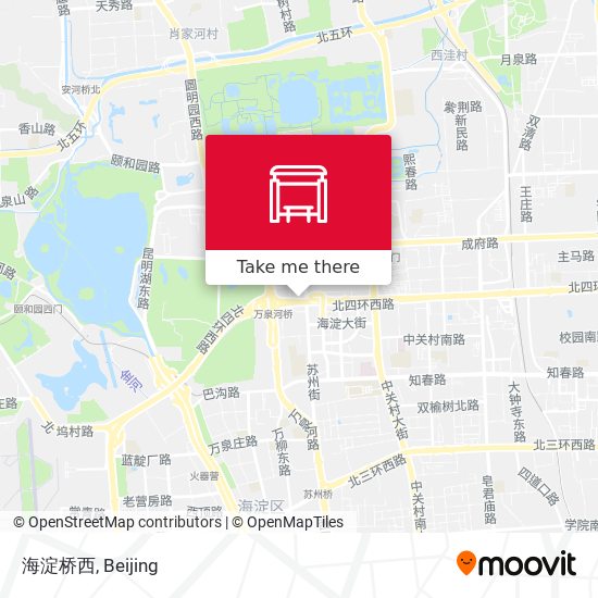 海淀桥西 map