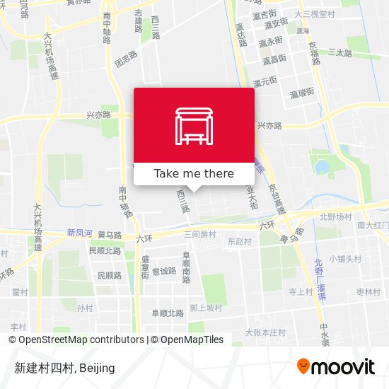 新建村四村 map
