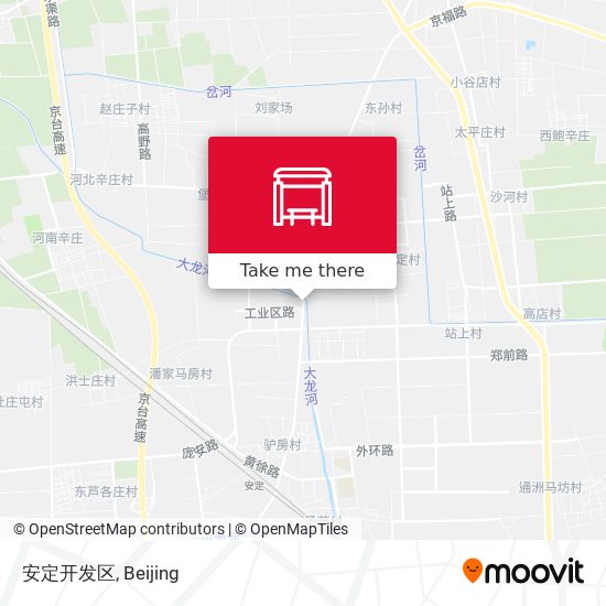 安定开发区 map