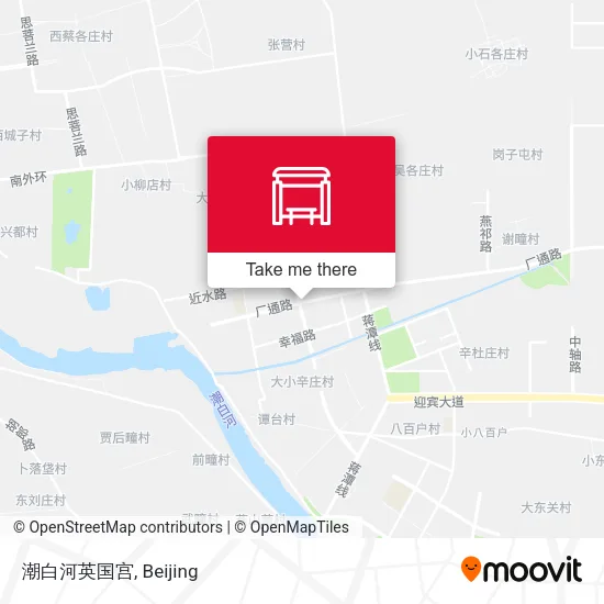 潮白河英国宫 map