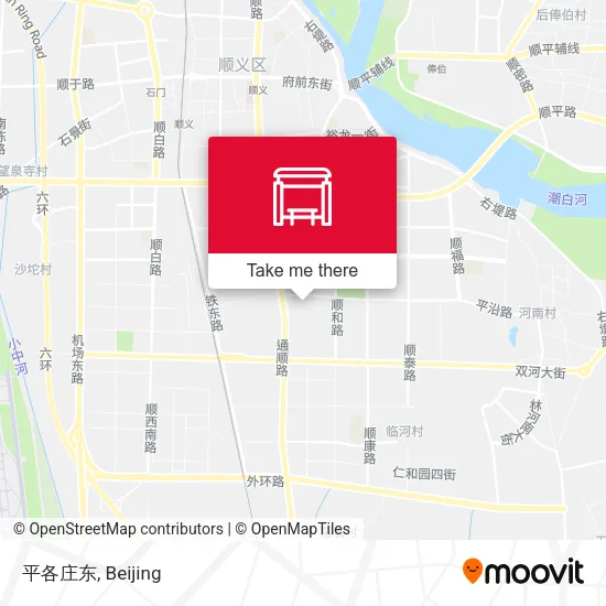 平各庄东 map