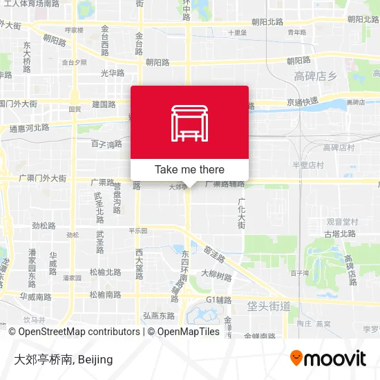 大郊亭桥南 map
