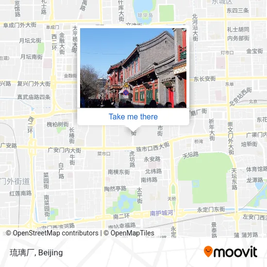 琉璃厂 map