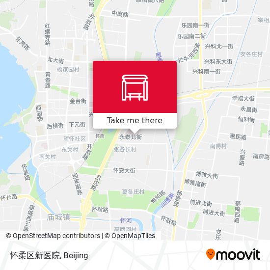 怀柔区新医院 map