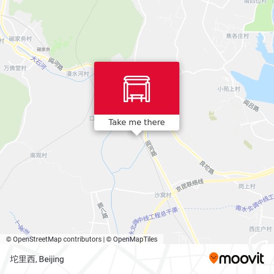 坨里西 map