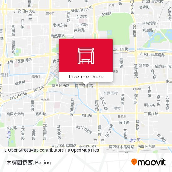 木樨园桥西 map
