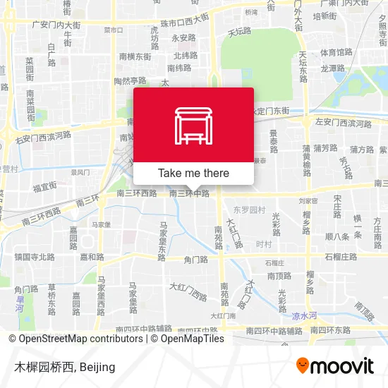 木樨园桥西 map