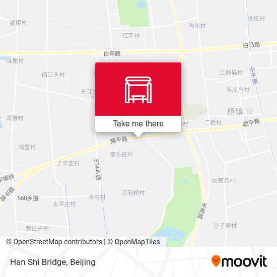 How To Get To 汉石桥in 杨镇地区by Bus Or Metro
