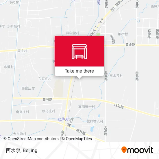 西水泉 map